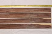 Lames pour branches d'arc, Palissandre de Santos, lot de 4, ref:LAPalDS65403