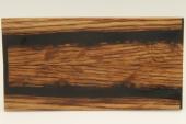 Plaquettes pour la coutellerie, Chne + rsine noire, ref:PRCH66034