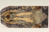 Plaquettes pour la coutellerie, Loupe de Peuplier stabilis violet, ref:PLpPEs67425vi
