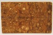 Plaquettes pour la coutellerie, Loupe d'Erable Ngundo stabilis marron, ref:PLpErs67678ma
