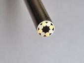 Rivet mosaque, tige de  4 mm x 90 mm, ref:RVmos-SM4-11-P