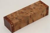Bloc pour la coutellerie, Ronce de Thuya du Maroc, ref:BLpTM68291