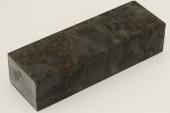 Bloc pour la coutellerie, Loupe de Peuplier stabilise noire, ref:BLpPEs68558nr