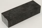Bloc pour la coutellerie, Loupe de Peuplier stabilisée noire, ref:BLpPEs68557nr
