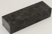 Bloc pour la coutellerie, Loupe de Peuplier stabilise noire, ref:BLpPEs68559nr