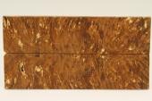 Plaquettes pour la coutellerie, Loupe d'Erable Ngundo stabilis marron, ref:PLpErs68539ma