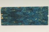 Plaquettes pour la coutellerie, Loupe d'Erable Ngundo stabilis bleu, ref:PLpErs68583b