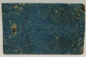 Plaquettes pour la coutellerie, Loupe d'Erable Ngundo stabilis bleu, ref:PLpErs68589b