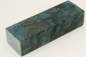 Bloc pour la coutellerie, Loupe de Peuplier stabilise bleu, ref:BLpPEs68594b
