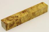 Carrelet  stylo, Loupe de Peuplier stabilise jaune, ref:SLpPEs68607j