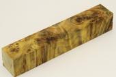 Carrelet  stylo, Loupe de Peuplier stabilise jaune, ref:SLpPEs68608j