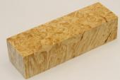 Bloc pour la coutellerie, Loupe d'Erable Ngundo stabilis naturel, ref:BLpErs69049na