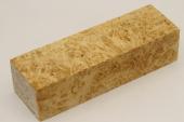 Bloc pour la coutellerie, Loupe d'Erable Ngundo stabilis naturel, ref:BLpErs69053na