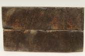 Plaquettes pour la coutellerie, corne de buffle avec crote, ref:PCrBUF69080