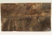 Plaquettes pour la coutellerie, corne de buffle avec crote, ref:PCrBUF69086