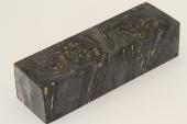 Bloc pour la coutellerie, Loupe d'Erable Ngundo stabilis noir, ref:BLpErs69095nr