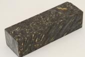 Bloc pour la coutellerie, Loupe d'Erable Ngundo stabilis noir, ref:BLpErs69096nr