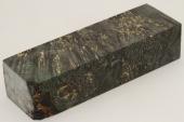 Bloc pour la coutellerie, Loupe d'Erable Ngundo stabilis noir, ref:BLpErs69099nr