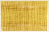 Plaquettes pour la coutellerie, Erable sycomore ond stabilis jaune, ref:PESOs69118j