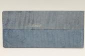 Plaquettes pour la coutellerie, Erable sycomore ondé stabilisé bleu, ref:PESOs69119b