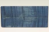 Plaquettes pour la coutellerie, Erable sycomore ond stabilis bleu, ref:PESOs69121b
