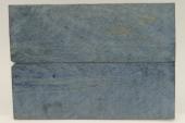 Plaquettes pour la coutellerie, Erable sycomore ondé stabilisé bleu, ref:PESOs69123b