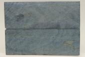 Plaquettes pour la coutellerie, Erable sycomore ondé stabilisé bleu, ref:PESOs69122b