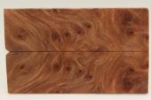 Plaquettes pour la coutellerie, Loupe de Squoia stabilis naturel, ref:PLpSqs69269