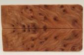 Plaquettes pour la coutellerie, Loupe de Squoia stabilis naturel, ref:PLpSqs69273