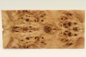 Plaquettes pour la coutellerie, Loupe de Peuplier stabilis naturel, ref:PLpPEs69310na
