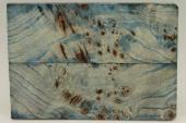 Plaquettes pour la coutellerie, Loupe de Peuplier stabilisée bleue, ref:PLpPEs69320b