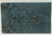 Plaquettes pour la coutellerie, Loupe de Peuplier stabilise bleue, ref:PLpPEs69319b