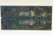 Plaquettes pour la coutellerie, Bouleau de Carlie stabilis bleu, ref:PBMs69376b