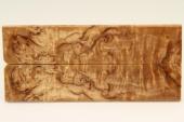 Plaquettes pour la coutellerie, Bouleau de Carlie stabilis naturel, ref:PBMs69366na
