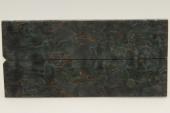 Plaquettes pour la coutellerie, Bouleau de Carlie stabilis noir/vert, ref:PBMs69393nr