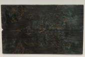 Plaquettes pour la coutellerie, Bouleau de Carlie stabilis noir/vert, ref:PBMs69395nr