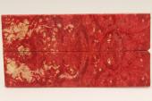 Plaquettes pour la coutellerie, Loupe d'Erable Ngundo stabilis rouge, ref:PLpErs69430r