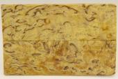Plaquettes pour la coutellerie, Bouleau de Carélie stabilisé jaune, ref:PBMs69444j