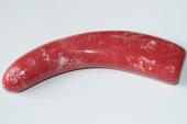 Manche pour couteau, rsine rouge, ref:MRR69675