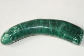 Manche pour couteau, rsine verte, ref:MRR69681