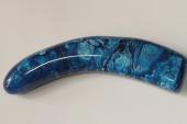 Manche pour couteau, rsine bleue, ref:MRR69665