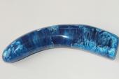 Manche pour couteau, rsine bleue, ref:MRR69666