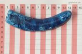 Manche pour couteau, résine bleue, ref:MRR69666