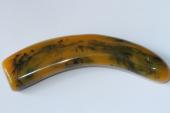 Manche pour couteau, rsine jaune, ref:MRR69674