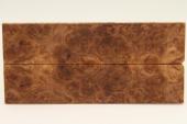 Plaquettes pour la coutellerie, Loupe d'Aulne stabilise naturelle, ref:PLpAuls69685na