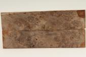 Plaquettes pour la coutellerie, Loupe d'Aulne stabilisée naturelle, ref:PLpAuls69683na