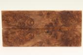 Plaquettes pour la coutellerie, Loupe d'Aulne stabilise naturelle, ref:PLpAuls69686na