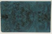 Plaquettes pour la coutellerie, Loupe de Peuplier stabilise bleue, ref:PLpPEs69982b