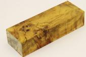 Bloc pour la coutellerie, Loupe de Peuplier stabilise jaune, ref:BLpPEs69995j