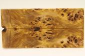 Plaquettes pour la coutellerie, Loupe de Peuplier stabilis jaune, ref:PLpPEs69989j